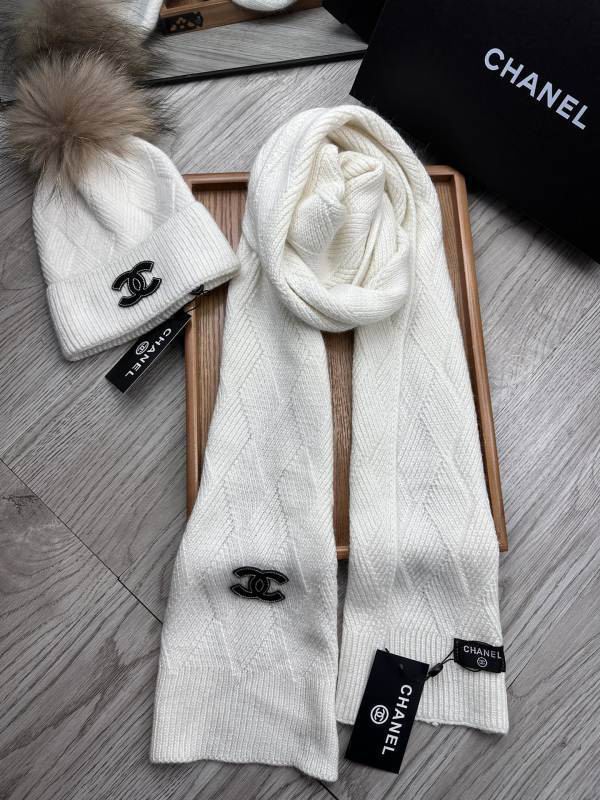 Chanel Scarf Hat hm (424)