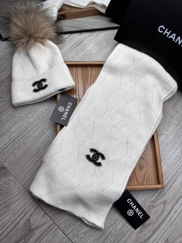 Chanel Scarf Hat hm (425)