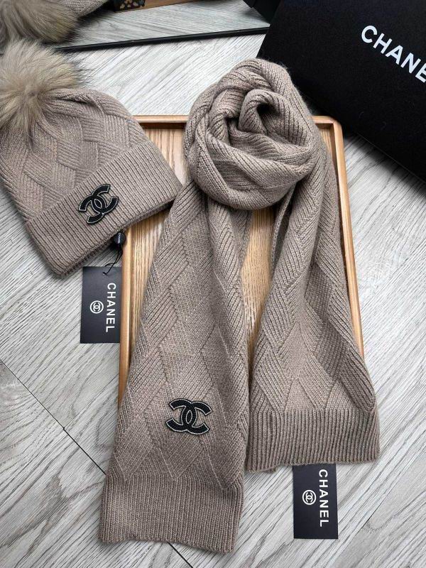 Chanel Scarf Hat hm (426)