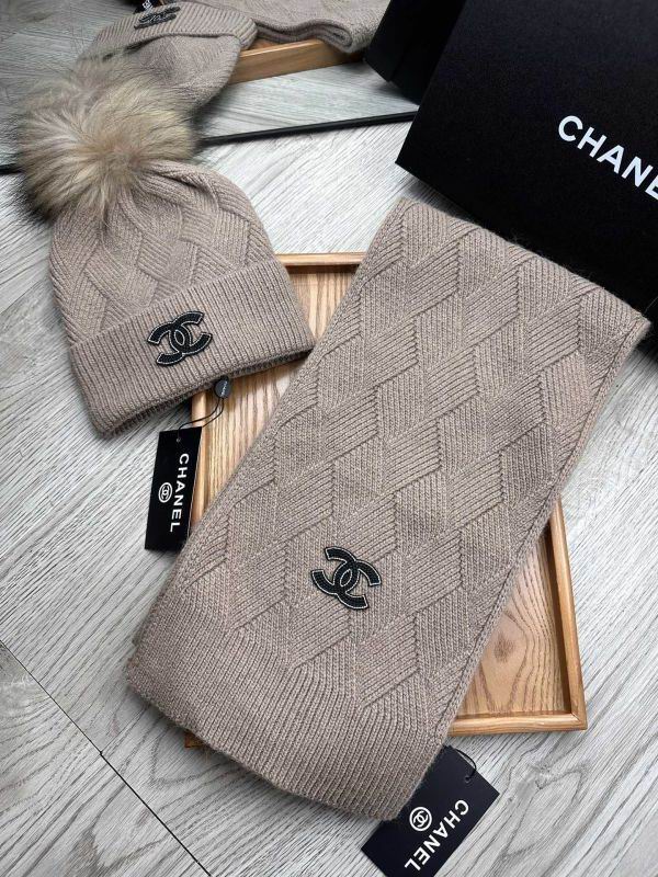 Chanel Scarf Hat hm (427)