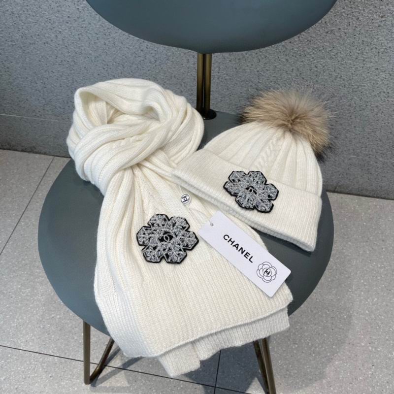 Chanel Scarf Hat hm (433)