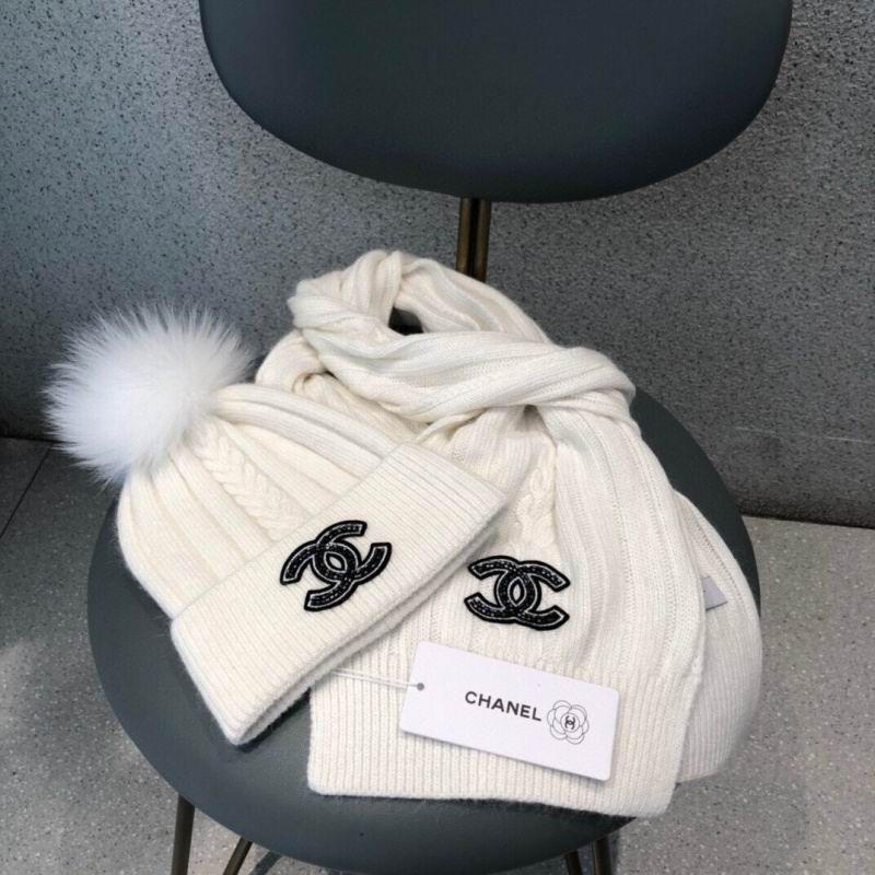 Chanel Scarf Hat hm (436)