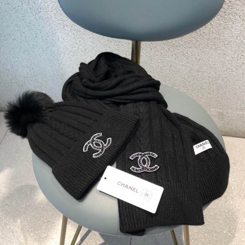 Chanel Scarf Hat hm (438)
