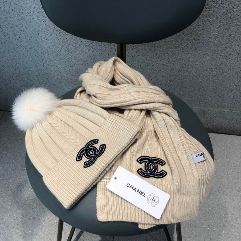Chanel Scarf Hat hm (440)