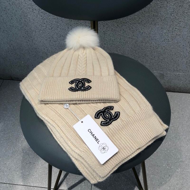 Chanel Scarf Hat hm (441)