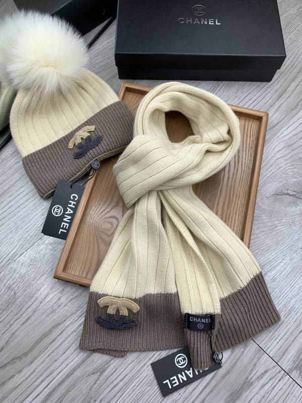 Chanel Scarf Hat hm (443)