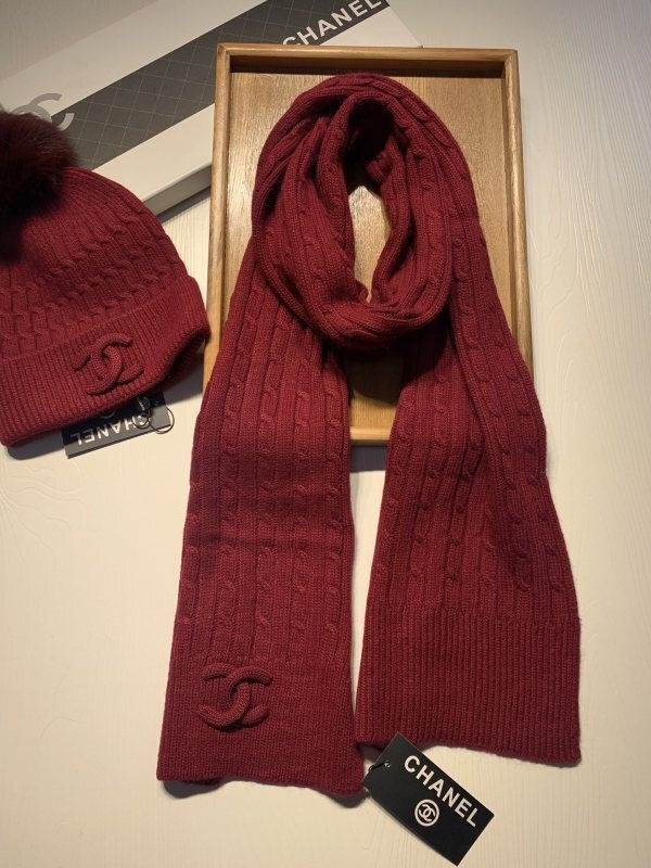 Chanel Scarf Hat hm (452)