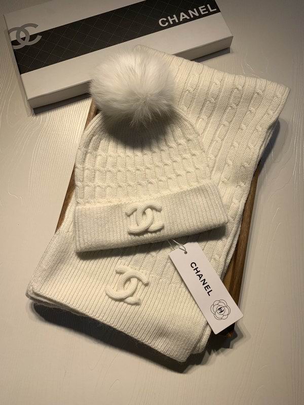 Chanel Scarf Hat hm (459)