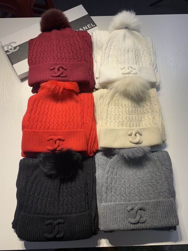 Chanel Scarf Hat hm (464)