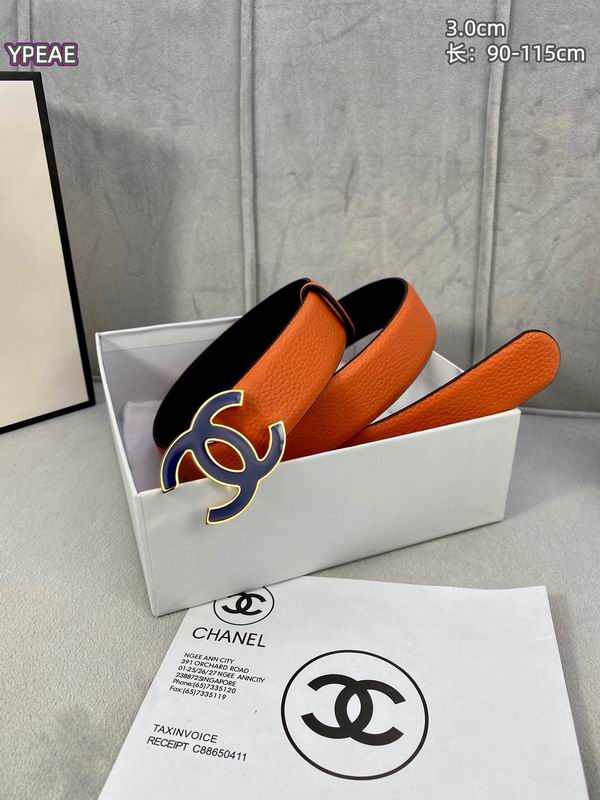 Chanel belt 30mmX90-115cm 8L (12)