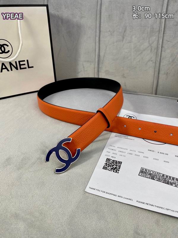 Chanel belt 30mmX90-115cm 8L (14)