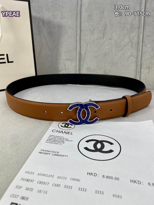 Chanel belt 30mmX90-115cm 8L (17)