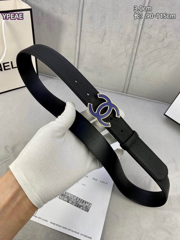 Chanel belt 30mmX90-115cm 8L (26)