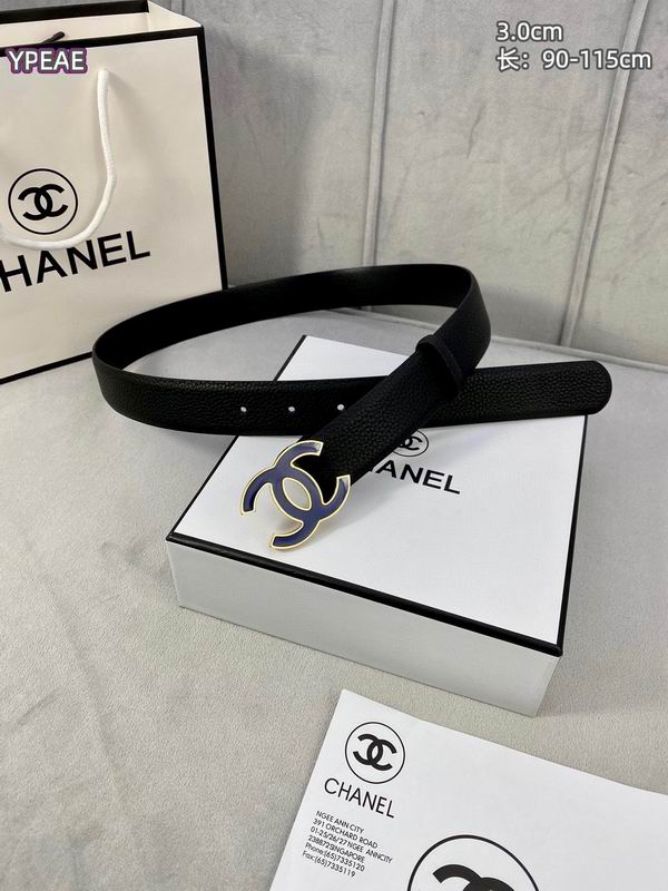 Chanel belt 30mmX90-115cm 8L (27)