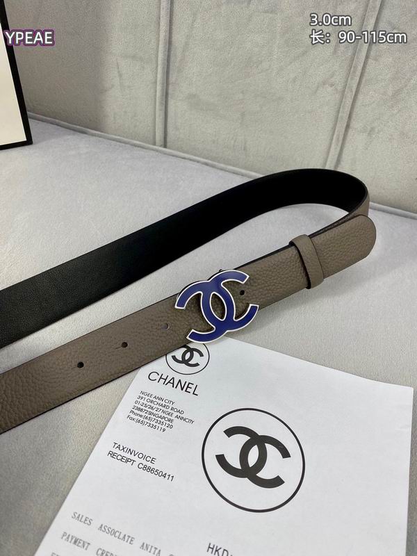 Chanel belt 30mmX90-115cm 8L (35)