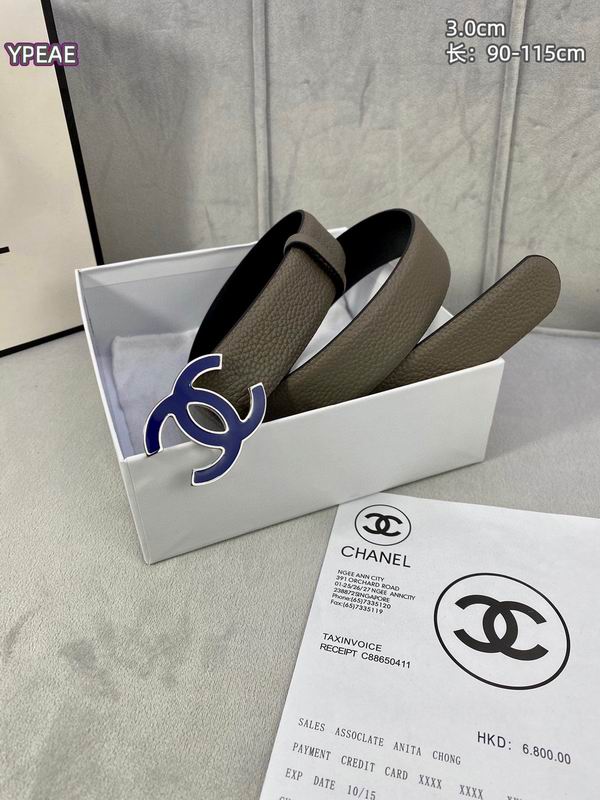 Chanel belt 30mmX90-115cm 8L (36)