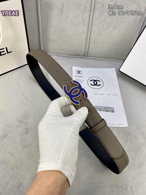 Chanel belt 30mmX90-115cm 8L (37)