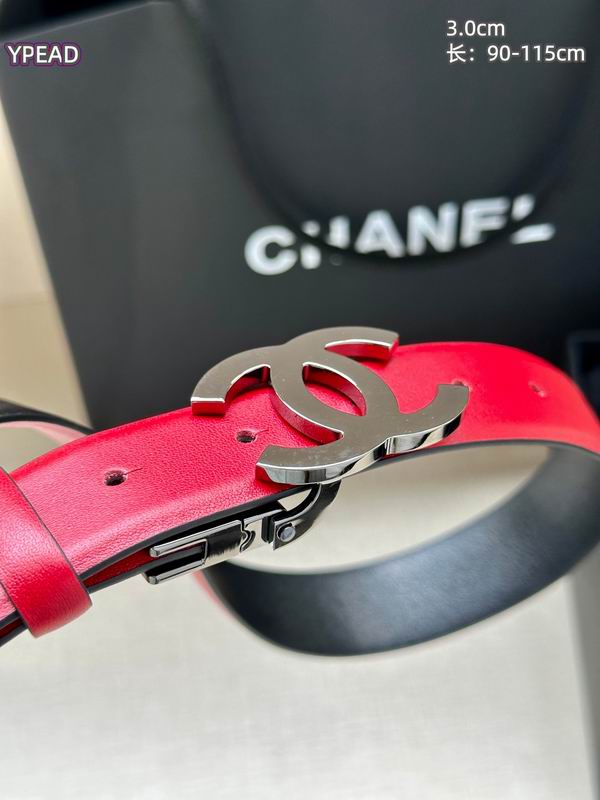 Chanel belt 30mmX90-115cm 8L (38)