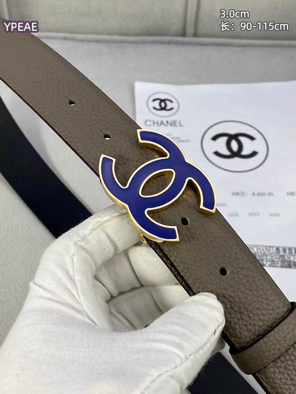Chanel belt 30mmX90-115cm 8L (38)