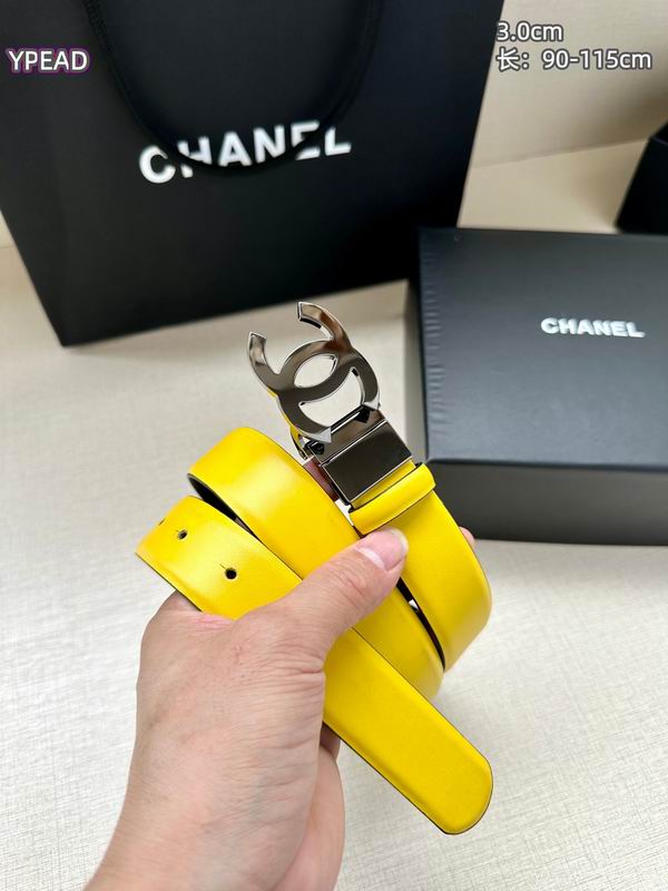 Chanel belt 30mmX90-115cm 8L (49)