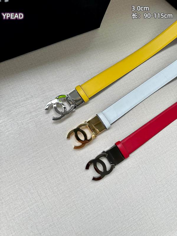 Chanel belt 30mmX90-115cm 8L (54)