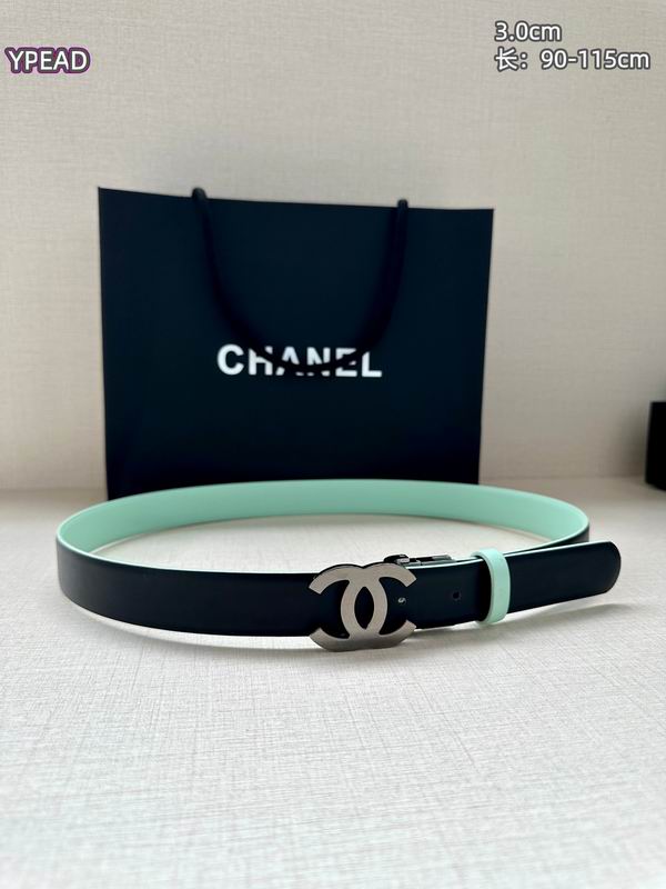 Chanel belt 30mmX90-115cm 8L (68)