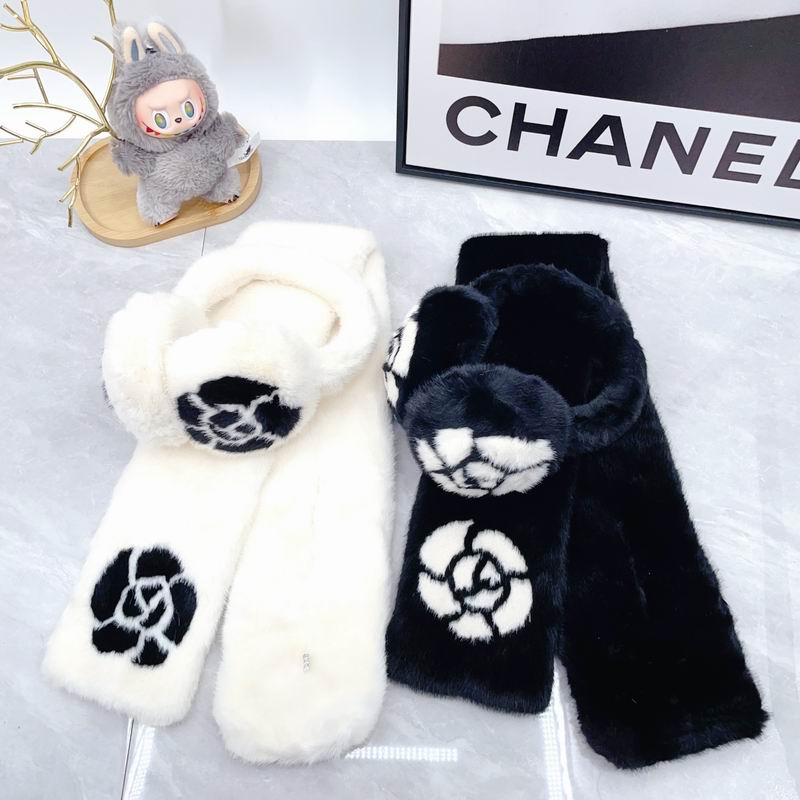 Chanel scarf earmuff dx (1)