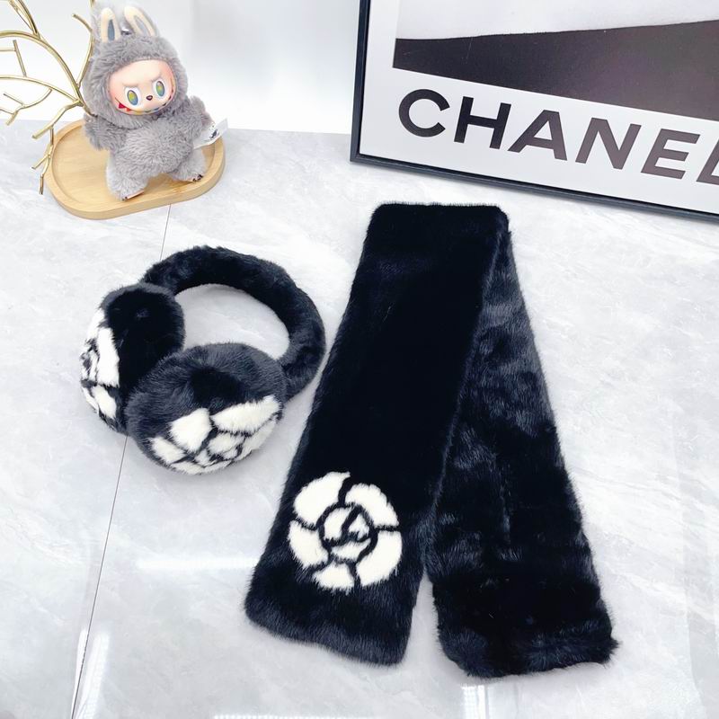 Chanel scarf earmuff dx (13)