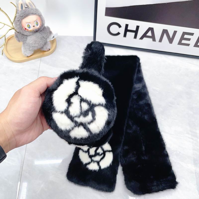 Chanel scarf earmuff dx (14)