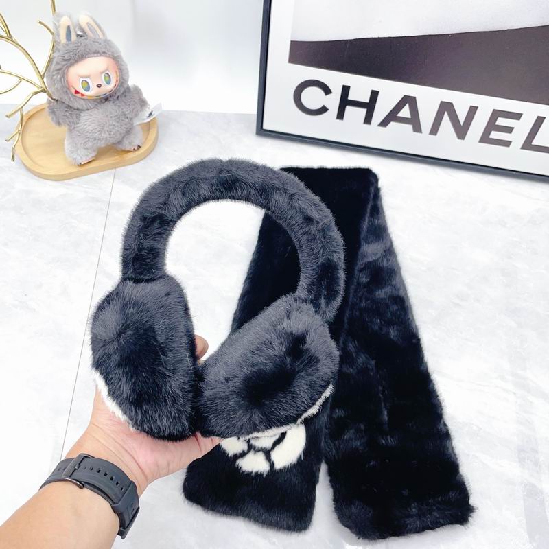 Chanel scarf earmuff dx (15)