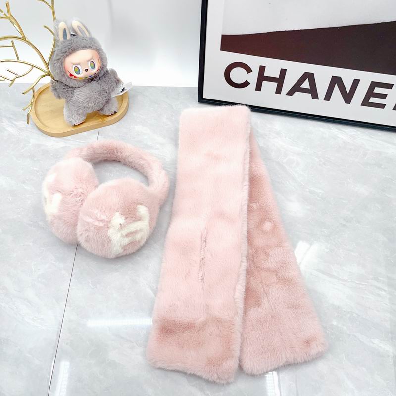Chanel scarf earmuff dx (34)