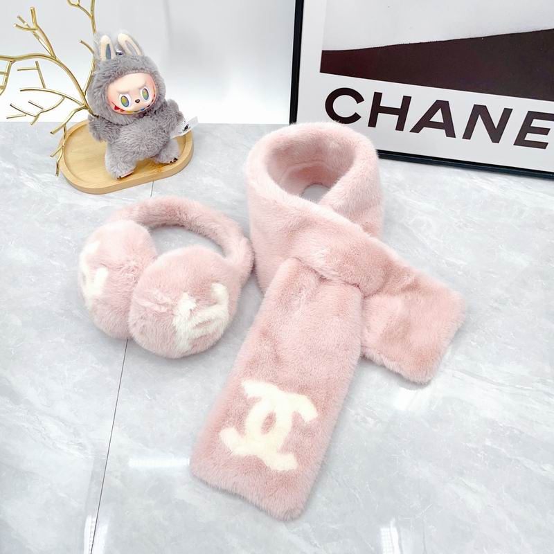 Chanel scarf earmuff dx (35)