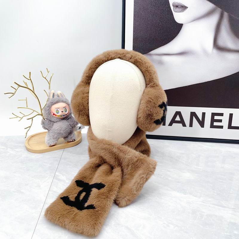 Chanel scarf earmuff dx (37)