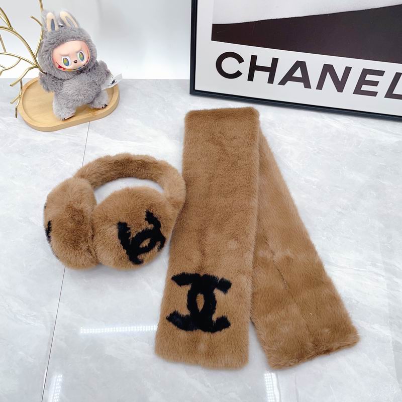 Chanel scarf earmuff dx (39)