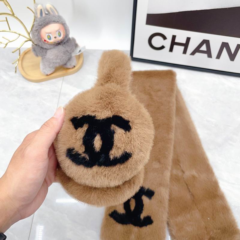 Chanel scarf earmuff dx (40)