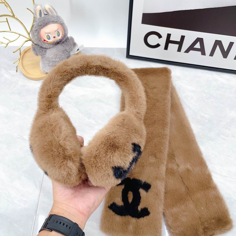 Chanel scarf earmuff dx (41)