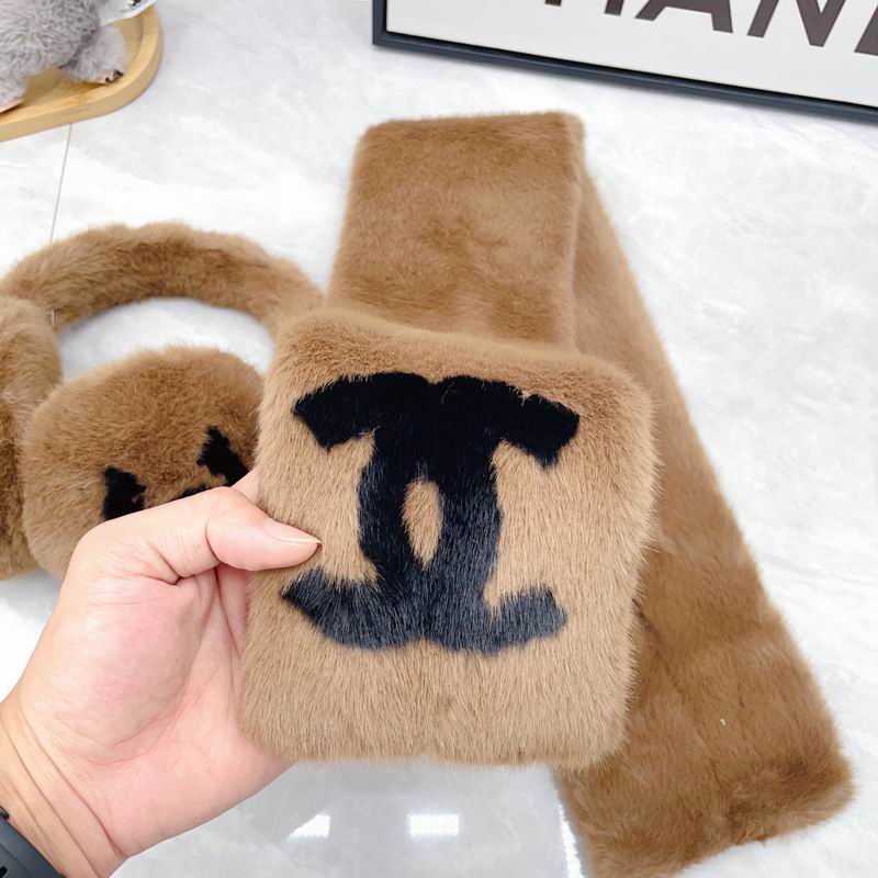 Chanel scarf earmuff dx (42)