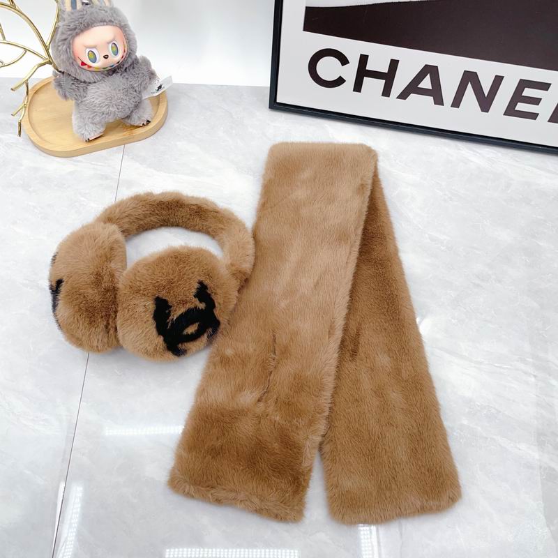 Chanel scarf earmuff dx (43)