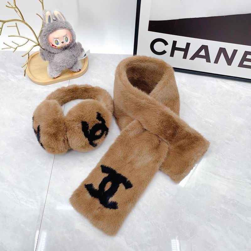Chanel scarf earmuff dx (44)