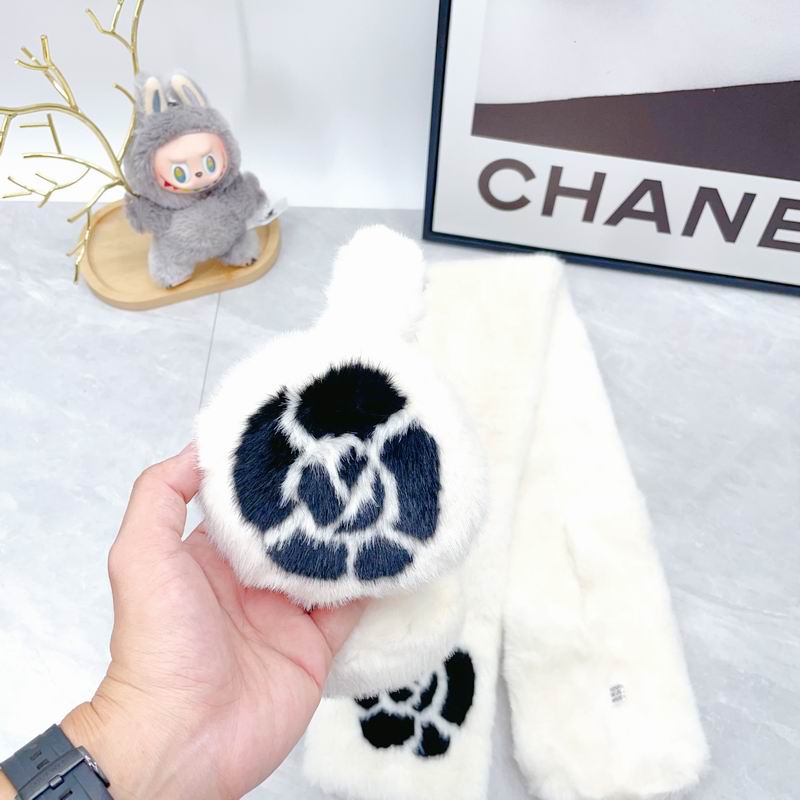 Chanel scarf earmuff dx (5)