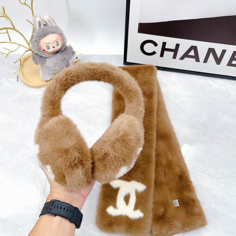 Chanel scarf earmuff dx (50)