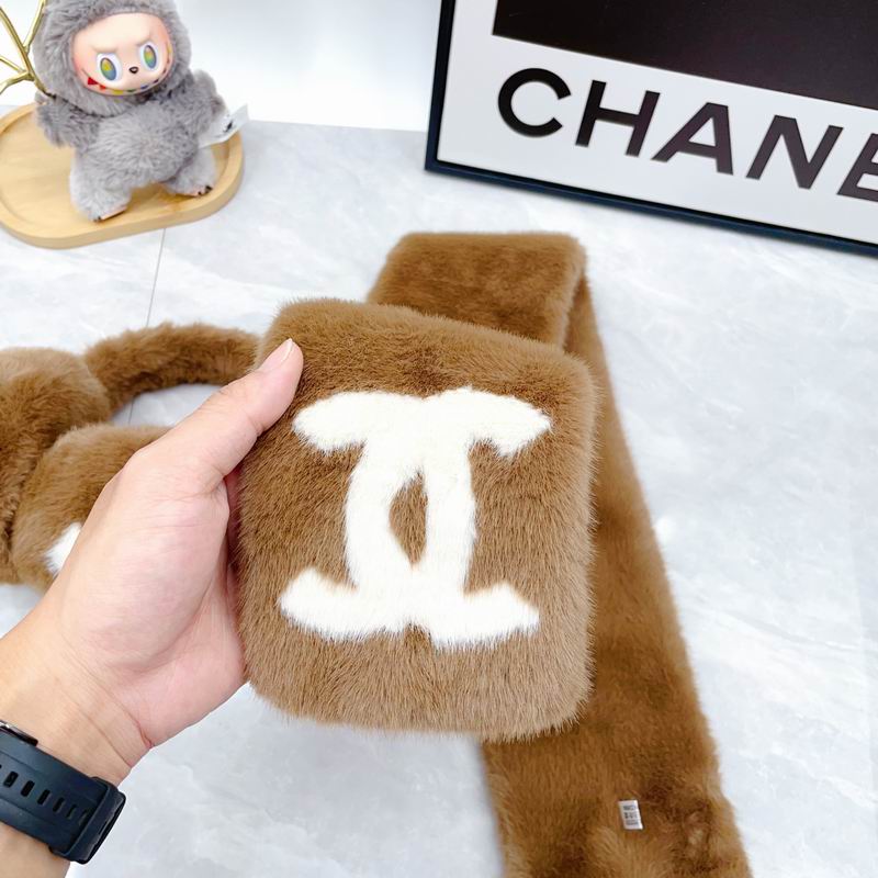 Chanel scarf earmuff dx (51)