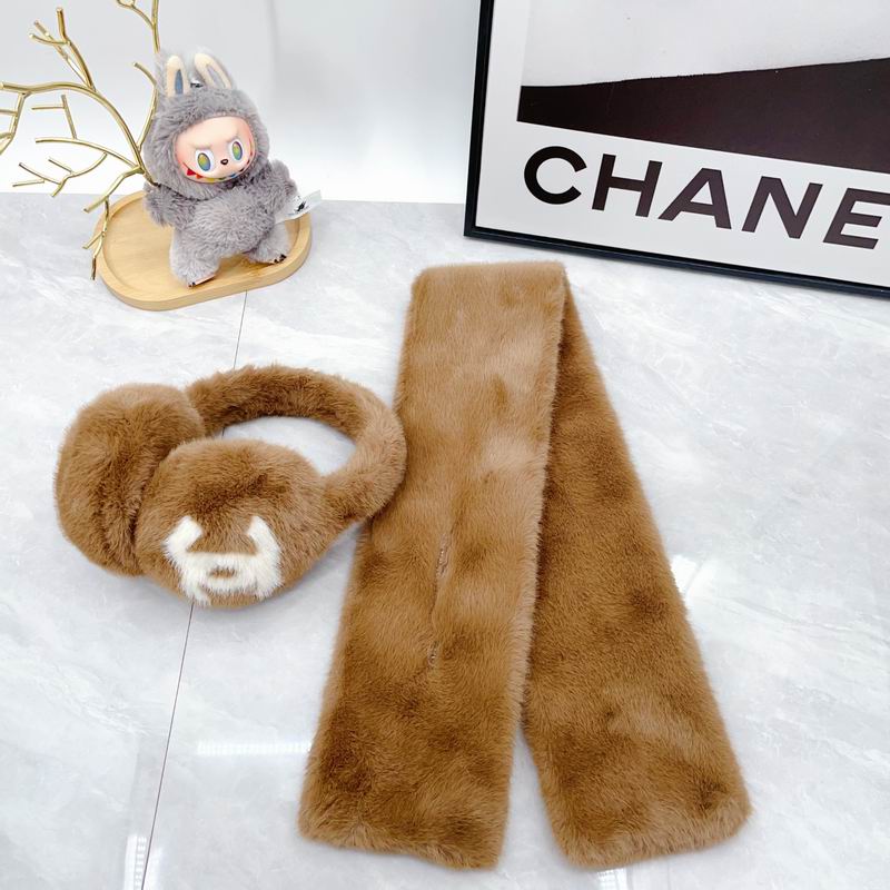 Chanel scarf earmuff dx (52)