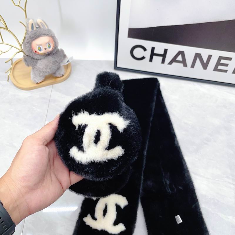 Chanel scarf earmuff dx (58)