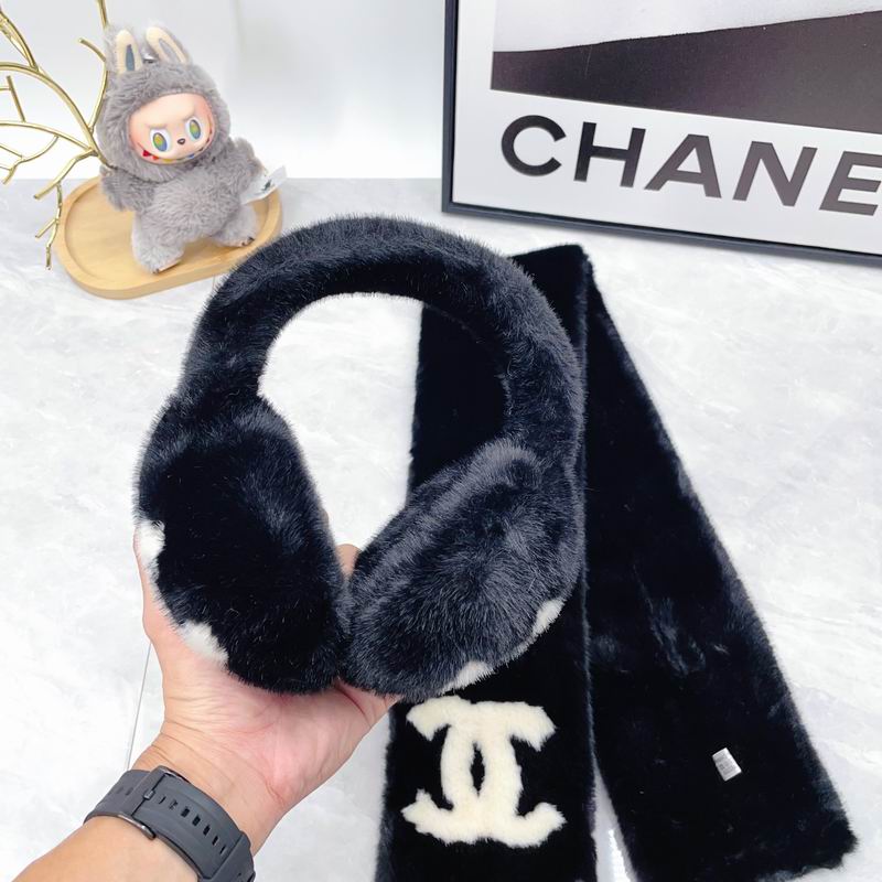 Chanel scarf earmuff dx (59)
