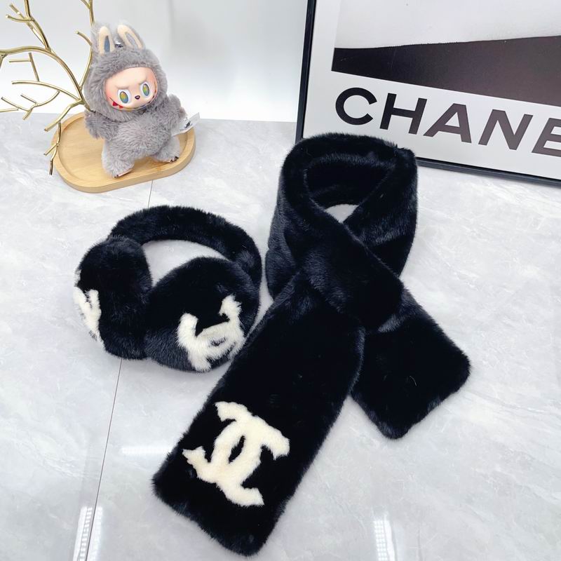 Chanel scarf earmuff dx (62)