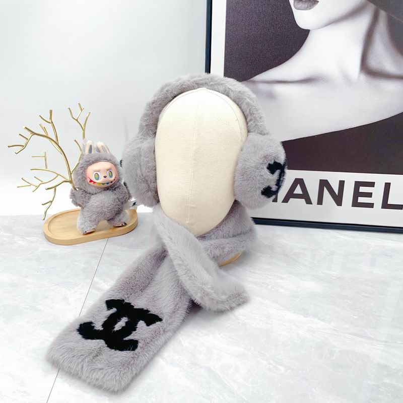 Chanel scarf earmuff dx (64)