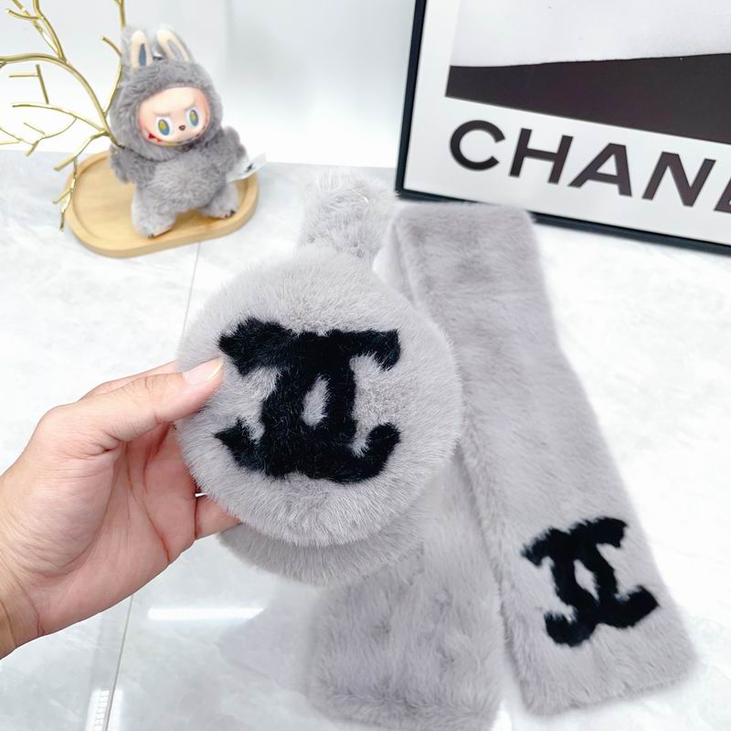 Chanel scarf earmuff dx (67)