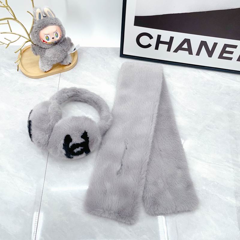 Chanel scarf earmuff dx (70)