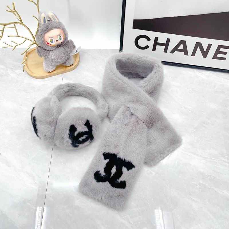 Chanel scarf earmuff dx (71)